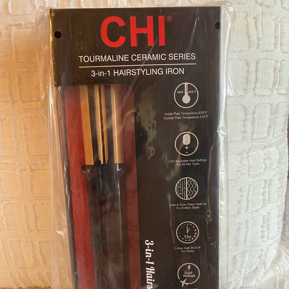 CHI 3in1 styling iron with thermal mat